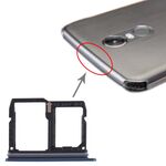 Vassoio per scheda nano SIM + vassoio per scheda micro SD per LG Stylo 4 / Q Stylus Q710 / LM-Q710CS / LM-Q710MS / LM-Q710ULS / LM-Q710ULM / LM-Q710TS / LM-Q710WA (blu)