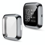 Per Fitbit Versa 2 placcatura TPU Shell protettiva all-inclusive (grigio)