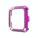 Per Fitbit Versa / Versa Lite PC Diamond Diamond-EnCrusted Shell Protective (Purple)