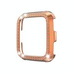 Per Fitbit Versa / Versa Lite PC Diamond Diamond-EnCrusted Shell protettivo (oro rosa)