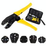 WXK-30JN Set di pinze a crimpare per isolamento dell'estremità del cavo nudo pressato a freddo multifunzionale Set di utensili manuali per elettricisti