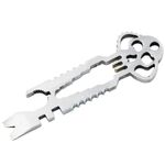 5 pezzi 12 in 1 portachiavi multifunzione in acciaio inox apribottiglie cacciavite chiave strumenti di autodifesa all'aperto (chiave)