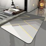 Tappetini antiscivolo assorbenti ad asciugatura rapida da bagno Diatom Ma, dimensioni: 35 x 45 cm (Family Life)