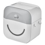 Rack creativo multifunzionale per scatola di fazzoletti da bagno senza punch (grigio)