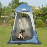 Tenda da bagno cambiante da campeggio all'aperto sulla spiaggia