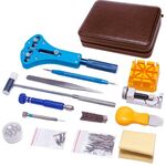 143 in 1 Watch Remover Watch Repair Tool Set custodia in PU (marrone)