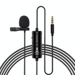 YICHUANG YC-VM20 Microfono lavalier omnidirezionale per registrazione video con porta da 3,5 mm, lunghezza cavo: 6 m