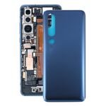 Cover posteriore della batteria in materiale di vetro per Xiaomi Mi 10 5G (grigio)