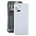 Cover posteriore della batteria in materiale di vetro per Xiaomi Mi 10 Lite 5G / Mi 10 Youth 5G (bianco)