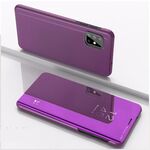 Per VIVO Y50 / Y30 Custodia in pelle ribaltabile orizzontale a specchio placcato con supporto (viola)