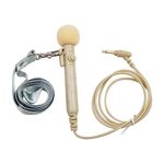 Microfono da collo con altoparlante portatile a gomito da 3,5 mm MK-7 con cordino, lunghezza: 1 m (color carne)