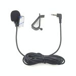 ZJ015MR Microfono con testina angolare mono da 2,5 mm per navigazione per auto, microfono esterno in pasta, lunghezza: 3 m