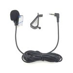 ZJ015MR Microfono con testina angolare mono da 3,5 mm per navigazione per auto, microfono esterno in pasta, lunghezza: 3 m
