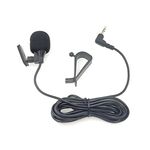 ZJ015MR Stereo 3,5 mm Spina con testa angolare per auto Navigazione DVD Microfono a pasta esterna, Lunghezza: 3 m