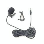 ZJ015MR Microfono a incolla esterno per DVD per navigazione per auto con spina diritta mono 2,5 mm, lunghezza: 3 m