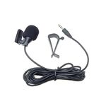 ZJ015MR Stereo da 2,5 mm con spina diritta per navigazione per auto, microfono esterno in pasta, lunghezza: 3 m