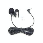 ZJ025MR Microfono stereo lavalier a clip per auto GPS / Bluetooth abilitato Audio DVD Microfono esterno, lunghezza cavo: 3 m, gomito a 90 gradi Jack da 2,5 mm