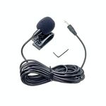 ZJ025MR Microfono mono da 3,5 mm con jack lavalier a clip per auto GPS / Bluetooth abilitato Audio DVD Microfono esterno, lunghezza cavo: 3 m