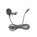 ZJ031MR Microfono con cavo lavalier mono da 2,5 mm con guida turistica, megafono, lunghezza: 1,5 m