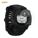 Per Garmin Instinct Tactical Enkay Hat-Prince 0.2mm 9h 2.15D Pellicola proteggi schermo in vetro temperato a bordo curvo
