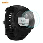 Per Garmin Instinct Tactical 2 Pz Enkay Hat-Prince 0.2mm 9h 2.15D Bordo curvo Vetro Temperato Pellicola proteggi schermo