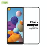 Per Samsung Galaxy A21S Mofi 9h 2.5D Film in vetro temperato a schermo intero (nero)