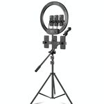 18 pollici + 6 clip Phone + microfono Polo dimmerabili temperatura di colore anello LED di riempimento luce radiocronaca avrà impostato con 2,1 m treppiede, CN Plug