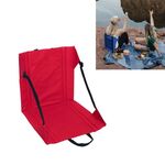 Cuscino per sedile da campeggio per picnic all'aperto Cuscino pieghevole resistente all'umidità a prova di umidità (rosso)