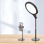 10 pollici 26 cm Live Broadcast Photography Desktop Beauty Fill Light Staffa, Stile: versione media + staffa (nero)