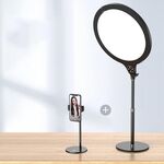 14,2 pollici 36 cm Live Broadcast Photography Desktop Beauty Fill Light Bracket, Style: Large Version + Bracket (Black)