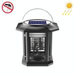 Lampada per zanzare impermeabile solare da esterno repellente per zanzare, colore: TM02 nero