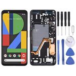 Schermo LCD e digitalizzatore assemblaggio completo con cornice per Google Pixel 4XL (nero)