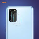 Per Samsung Galaxy S20 + 2 PCS Hat-Prince ENKAY 0.2mm 9H 2.15D Lente per fotocamera posteriore con bordo tondo Pellicola in vetro temperato
