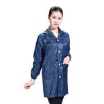 Electronic Factory Anti Static Blue Abbigliamento antipolvere Stripe Abbigliamento antipolvere, Taglia: XXXL (Blu Navy)