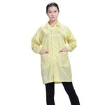 Electronic Factory Anti Static Blue Abbigliamento antipolvere Stripe Abbigliamento antipolvere, Taglia: XXXXL (Giallo)