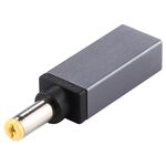 Connettore adattatore maschio PD 18,5 V-20 V 5,5 x 1,7 mm (grigio argento)