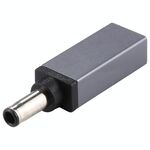Connettore adattatore maschio PD 18,5 V-20 V 5,5 x 1,0 mm (grigio argento)