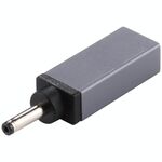 Connettore adattatore maschio PD 18,5 V-20 V 3,5x1,35 mm (grigio argento)