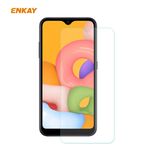 Per Samsung Galaxy A01 ENKAY Hat-Prince 0.26mm 9H 2.5D Pellicola in vetro temperato con bordo curvo