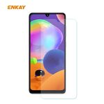 Per Samsung Galaxy A31 ENKAY Hat-Prince 0.26mm 9H 2.5D Pellicola in vetro temperato con bordo curvo