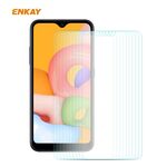 Per Samsung Galaxy A01 10 PCS ENKAY Hat-Prince 0.26mm 9H 2.5D Pellicola in vetro temperato con bordo curvo