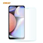 Per Samsung Galaxy A10s 10 PCS ENKAY Hat-Prince 0.26mm 9H 2.5D Pellicola in vetro temperato con bordo curvo
