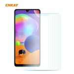 Per Samsung Galaxy A31 10 PCS ENKAY Hat-Prince 0.26mm 9H 2.5D Pellicola in vetro temperato con bordo curvo