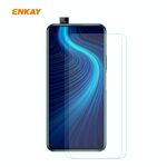 Per Huawei Honor X10 5G 2 PCS ENKAY Hat-Prince 0.26mm 9H 2.5D Pellicola in vetro temperato con bordo curvo