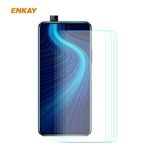 Per Huawei Honor X10 5G 5 PCS ENKAY Hat-Prince 0.26mm 9H 2.5D Pellicola in vetro temperato con bordo curvo