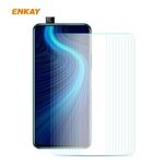 Per Honor X10 5G 10 PCS ENKAY Hat-Prince 0.26mm 9H 2.5D Pellicola in vetro temperato con bordo curvo