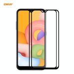Per Samsung Galaxy A01 2 PCS ENKAY Hat-Prince Full Glue 0.26mm 9H 2.5D Pellicola a copertura totale in vetro temperato