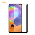 Per Samsung Galaxy A31 2 PCS ENKAY Hat-Prince Full Glue 0.26mm 9H 2.5D Pellicola a copertura totale in vetro temperato