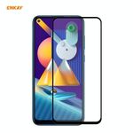 Per Samsung Galaxy A11 / M11 ENKAY Hat-Prince Full Glue 0.26mm 9H 2.5D Pellicola a copertura totale in vetro temperato