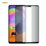 Per Samsung Galaxy A31 10 PCS ENKAY Hat-Prince Full Glue 0.26mm 9H 2.5D Pellicola a copertura totale in vetro temperato